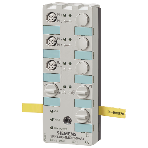 AS-i 24 V DC starter IP67, digital, 4I/1Q, reversing starter in K60 design