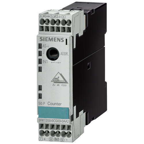 AS-i SlimLine module S22.5, digital, 1I, counter, IP20, 1x1 counter input, 90 mA, PNP