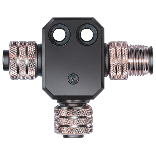 AS-i accessory IP68 T distributor AS-i+24 V DC for M12 round cable 1xM12 connector