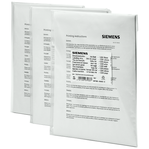 Labeling strips for operator unit with display 3UF721