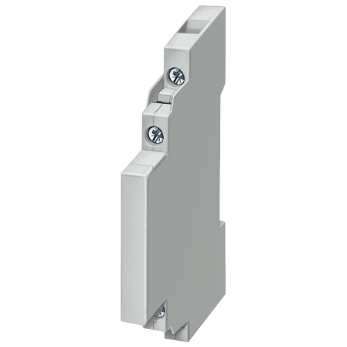 Auxiliary switch can be mounted on the side 1 NO+1 NC for circuit breaker Size S00...S3
