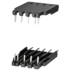 Soldering pin adapter for contactors with integrated Auxiliary contact for 3RT.01.1. consists of 2 a
