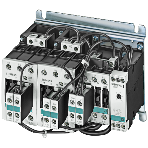 Contactor assembly Star-delta (wye-delta) (pre-assembled) with lateral timing relay AC-3, 20/30kW/4