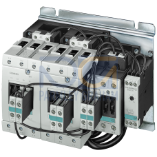 Contactor assembly Star-delta (wye-delta) (pre-assembled) with lateral timing relay AC-3, 55kW/400