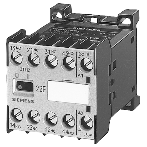 contactor relay, 40E, EN 50011, 4 NO, screw terminal DC operation 24 V DC