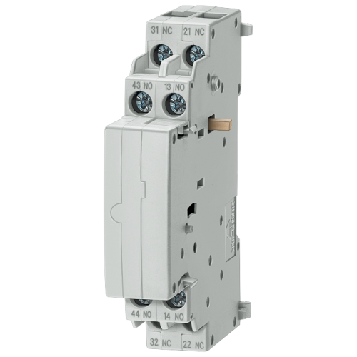 Lateral auxiliary switch with screw terminal 2 NO+2 NC for circuit breaker Size S00...S3