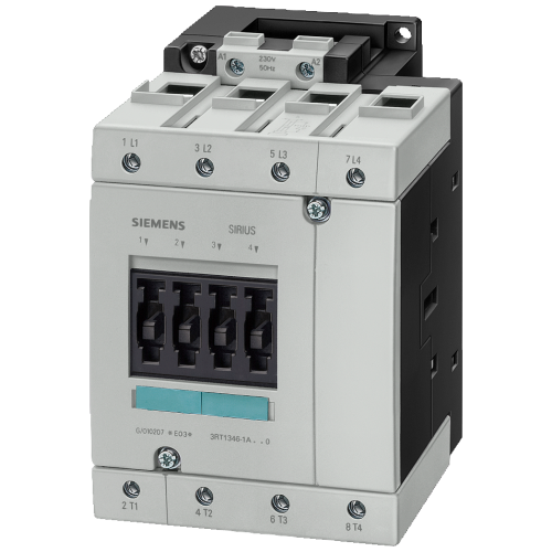 Contactor, AC-1, 140 A, 110 V DC, 4-pole, Size S3, Screw terminal !!! Phased-out product !!! Success