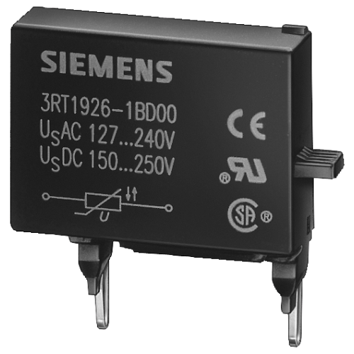 Varistor 240 ... 400 V AC, surge suppressor, for mounting to contactor Size S0...S3 ! Phased-out pro