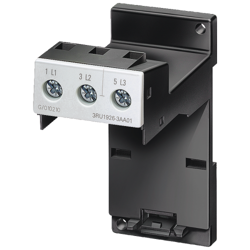 Stand-alone assembly support for 3RU1 Size S3 Stand-alone installation Main circuit: Screw terminal