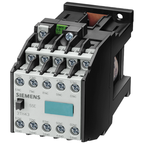 Contactor relay 100E, 10 NO, DC op., 220 V DC