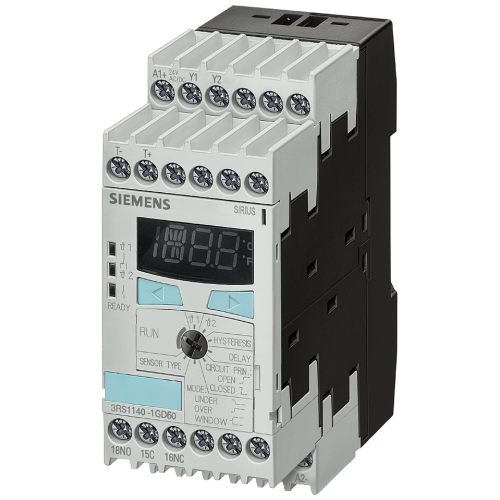 Temperature monitoring relay thermocouple J, K, T, E, N, S, R, B