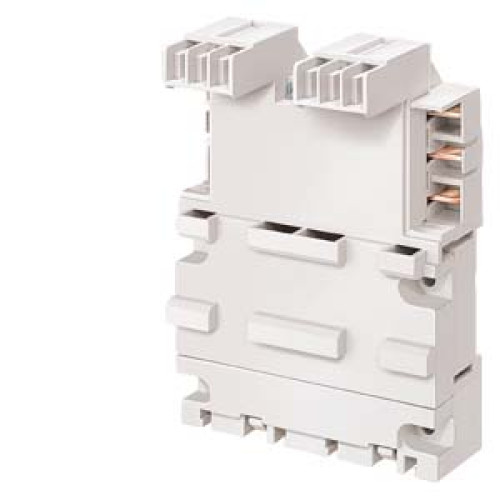 3-phase busbar including extension connector for 2 circuit breakers Size S00 and S0 !!! Phased-out p