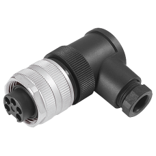 24 V socket - 7/8" Angled 5-pole max. 1.5 mm2 with screw terminals Cable diameter 6...8.7 mm Operati