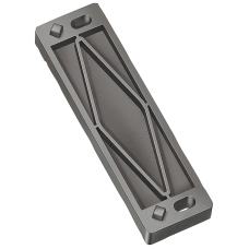 Spacer for rectangular encoder unit 25 x 88, 3SE6704-2BA