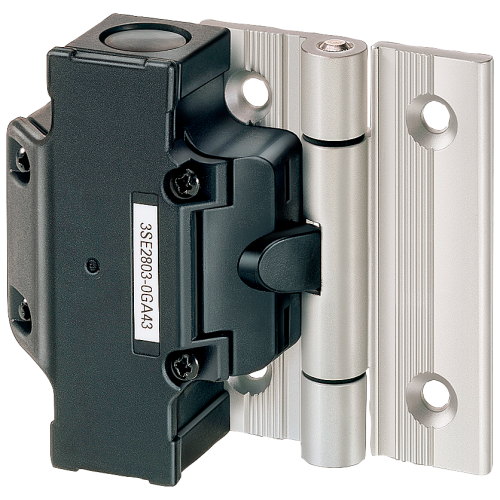 Hinge switch Molded-plastic enclosure with aluminum hinge 3xNC, Slow-action contacts for 40 mm profi