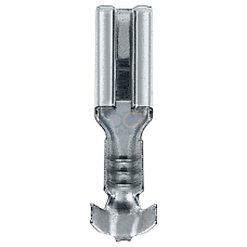Push-on contact for flat connector, 2.8 x 0.8 mm, Cross-section 0.5...1.5 mm2