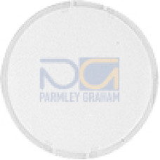 ACCESSORY / SPARE PART ROUND, 22MM: FLAT BUTTON FOR ILLUMIN. PUSHBUTTON AND-SWITCH WHITE !!! Phased-