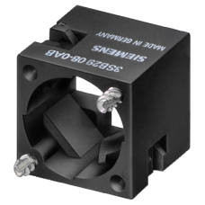 Holder for contact blocks and lampholders, soldering pin connection