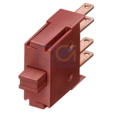 Contact block, 1 NC, flat connector terminal