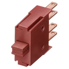 Contact block, 1 NO, flat connector terminal