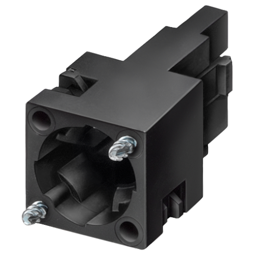 Holder for contact blocks flat connector terminal