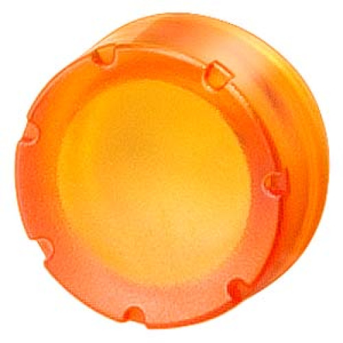 Button, yellow, raised for illuminated pushbutton