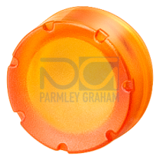 Button, red, raised for illuminated pushbutton