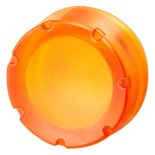 Button, red, raised for illuminated pushbutton