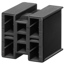 Complete connector for connecting contact blocks and lampholder, max. 10 connections