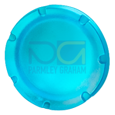 pushbutton, red, flat, for illuminated pushbutton