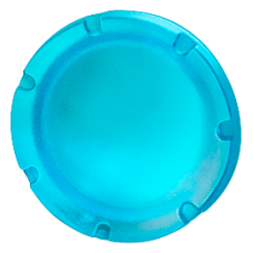 pushbutton, red, flat, for illuminated pushbutton