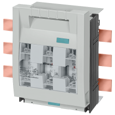SENTRON, Fuse switch disconnector 3NP5, 3-pole, NH00, 160 A, with Adapter for Busbar system 8US 40 mm, with high-speed closing, Clamp terminal