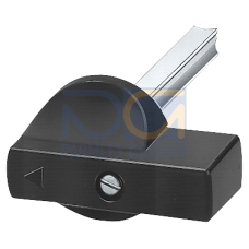 Accessories for switch 3KA50, 3KA51, 3KL50, 3KM50, 3KL70 Handle, black, 36 mm long with shaft 6 x 6