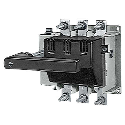 switch disconnector, 3-pole with door op. mechanism 8UC7 handle dark gray/blue-green basic masking p