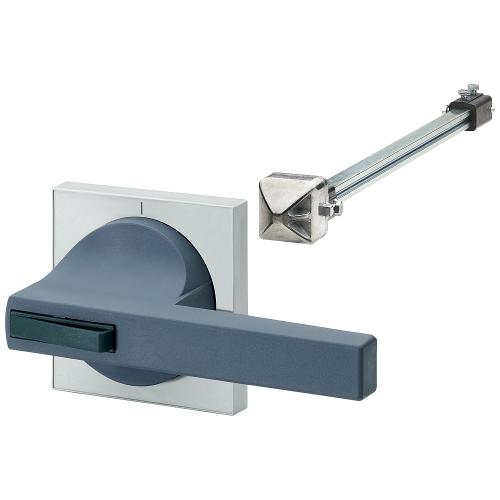 Door operating mechanism 8UC7 Handle dark blue/blue-green Basic Masking frame light gray for switch