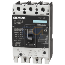 circuit breaker VL160L very high breaking capacity Icu=100kA, 415V AC 3-pole, starter combination Trip Unit magnetic In=160A, rated current II=1250...