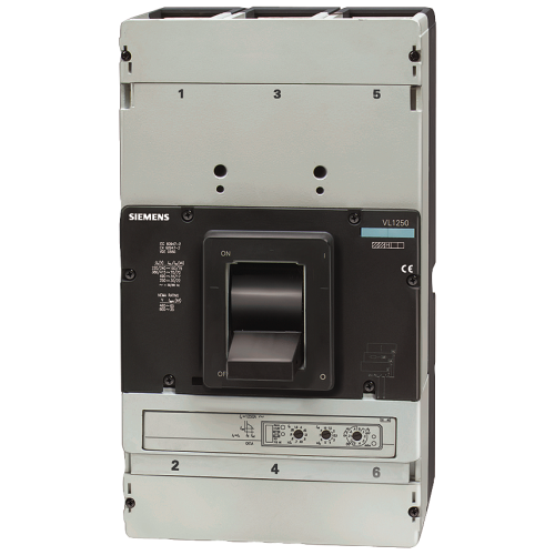 circuit breaker VL1250N standard breaking capacity Icu=55kA, 415V AC 4-pole, non-auto. air circ. br.