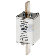 SITOR fuse link, with blade contacts, NH1, In: 250 A, gS, Un AC: 690 V, Un DC: 250 V, front indicator