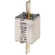 SITOR fuse link, with blade contacts, NH2, In: 400 A, gR, Un AC: 690 V, Un DC: 250 V, front indicato