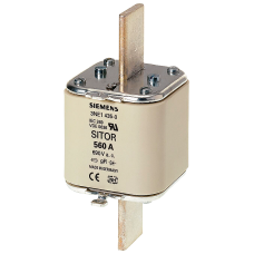 SITOR fuse link, with blade contacts, NH3, In: 560 A, gR, Un AC: 690 V, front indicator