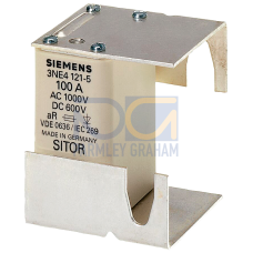 SITOR fuse link, with holder, In: 170 A, aR, Un AC: 1000 V, Un DC: 440 V, front indicator