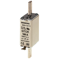 SITOR fuse link, with blade contacts, NH0, In: 40 A, gR, Un AC: 1000 V, Un DC: 250 V, front indicato