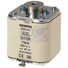 SITOR fuse link, with female thread at both ends, In: 350 A, aR