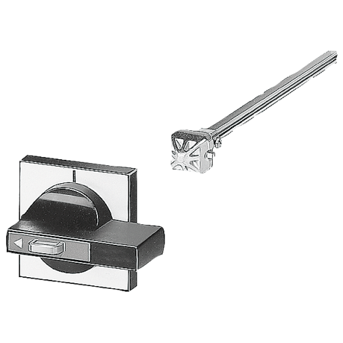 Door-coupling rotary operating mechanism complete, black, for 3VL for GM projects: according to GCCL