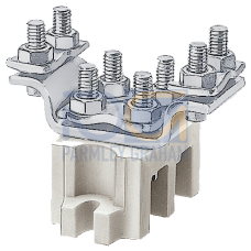 Terminal 1-pole insulated, 143 A incoming feeder 1x 4-35, outgoing feeder 3x 4-35 mm2
