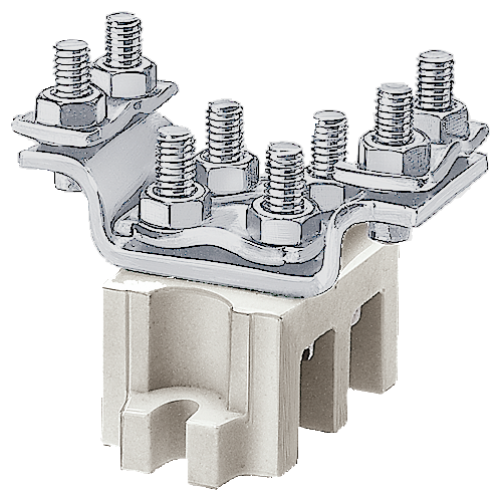 Terminal 1-pole insulated, 143 A incoming feeder 1x 4-35, outgoing feeder 3x 4-35 mm2