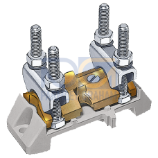 Terminal 1-pole insulated, 630 A incoming/outgoing feeder 2x 50-240/2x 50-185 mm2