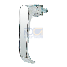 Latch handle without lock