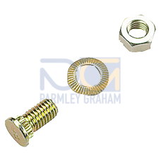 Mounting kit 12x bolts, 12x nuts 12x washers