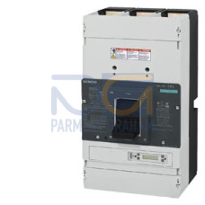 circuit breaker VL1600N standard breaking capacity Icu=55kA, 415V AC 3-pole, line protection trip unit LCD ETU40, LI/LS/LSI In=1600A, rated current...